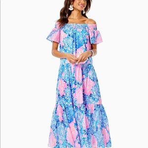 Dezi Off-The-Shoulder Maxi Dress